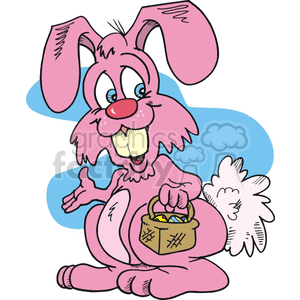 Easter Bunny Rabbit with Basket