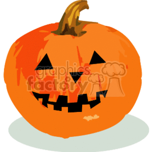 Smiling Jack-O'-Lantern for Halloween Festivities