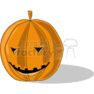   The image features a Halloween pumpkin, also known as a jack-o