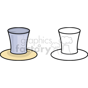 Clipart image of two kitchen cups with saucers, one colored and one outline.