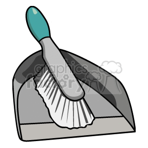 Dustpan and Brush for Cleaning