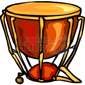 Colorful Timpani Drum