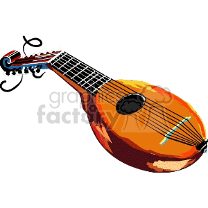 Colorful Acoustic String Instrument