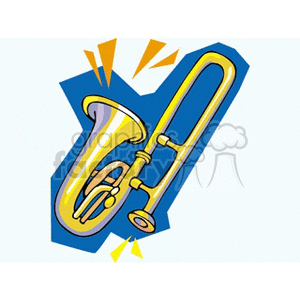 Colorful Trombone