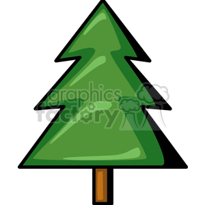 Cartoon Pine Tree