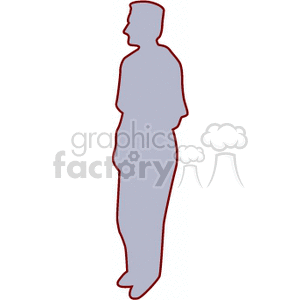 A Silhouette of a Man Standing alone