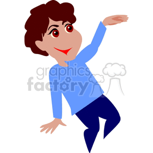 Joyful Cartoon Character Dancing