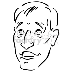   The image is a simple line drawing or clipart of a man