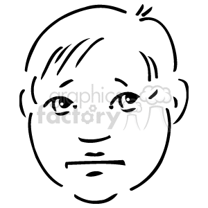   The image is a simple black and white line drawing of a person
