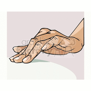 Illustration of Resting Hand