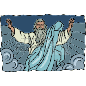 Moses Parting the Red Sea - Biblical