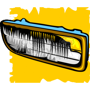 Car Headlight Illustration