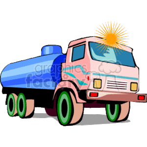 Colorful Tanker Truck