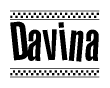 Davina Racing Checkered Flag