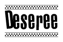 Deseree Racing Checkered Flag