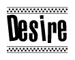 Desire Checkered Flag Design