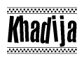 Khadija Checkered Flag Design