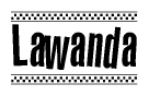 Lawanda Checkered Flag Design