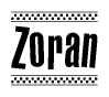 Zoran Checkered Flag Design