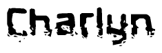 The image contains the word Charlyn in a stylized font with a static looking effect at the bottom of the words