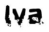 The image contains the word Iva in a stylized font with a static looking effect at the bottom of the words