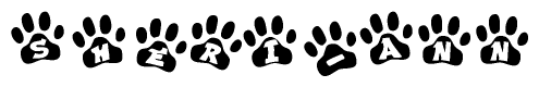 Animal Paw Prints with Sheri-ann Lettering