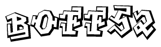 The clipart image features a stylized text in a graffiti font that reads Boff52.