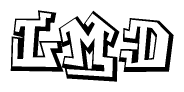 The clipart image features a stylized text in a graffiti font that reads Lmd.