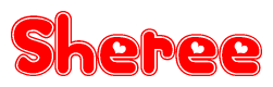 The image displays the word Sheree written in a stylized red font with hearts inside the letters.