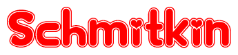 The image displays the word Schmitkin written in a stylized red font with hearts inside the letters.