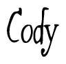 Cody Clipart - Royalty-Free Cody Vector Clip Art Images at Graphics Factory