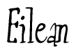 The image is a stylized text or script that reads 'Eilean' in a cursive or calligraphic font.