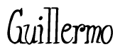 The image is a stylized text or script that reads 'Guillermo' in a cursive or calligraphic font.