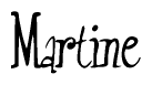 Martine Calligraphy Text 