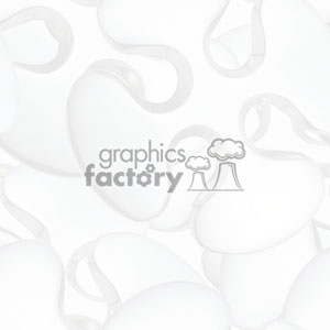Abstract white shapes overlapping in a seamless pattern.