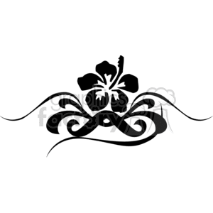 Hibiscus Flower Tattoo Design