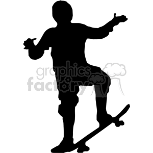 kid on a skateboard