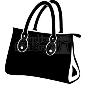 Black purse clipart. #374813 | Graphics Factory