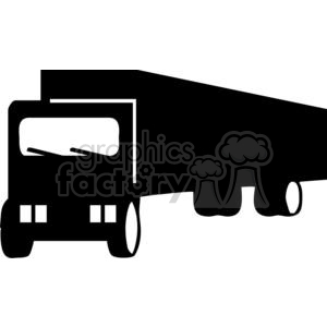 Free Free 136 Semi Truck Silhouette Svg SVG PNG EPS DXF File