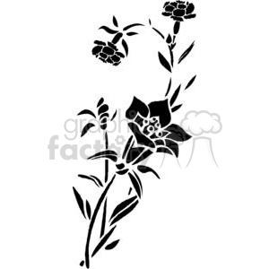 Elegant Floral Design for Vinyl Cutting