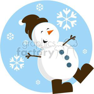 Cheerful Snowman