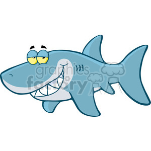 Cartoon Great White Shark