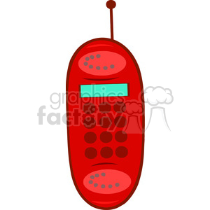 Royalty-Free-RF-Copyright-Safe-Red-Cell-Phone