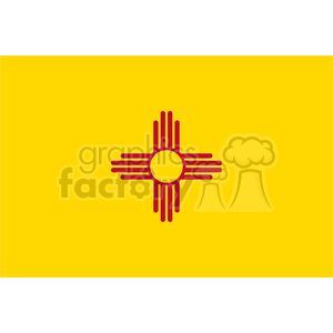 vector state Flag of New Mexico