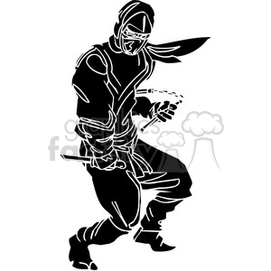 ninja clipart 018