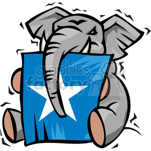   Republican elephant mascot 