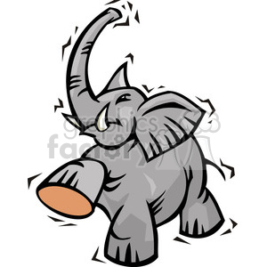   Republican elephant character 