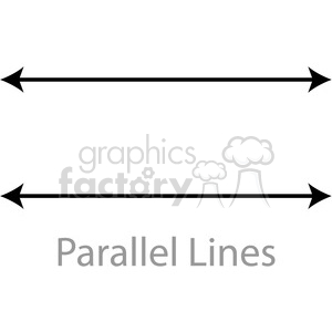 geometry parallel lines horizontal math clip art graphics images
