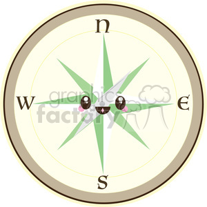   cartoon Compass illustration clip art image 