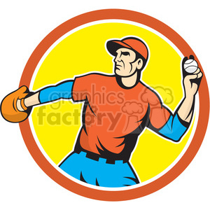 baseball fielder throwingball side CIRC